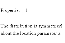 Statistical Distributions - Cauchy 2 (Parameter) Distribution - Properties1 - Symmetry