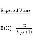 Statistical Distributions - Power Distribution - Expected Value