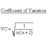 Statistical Distributions - Power Distribution - Coefficient of Variation