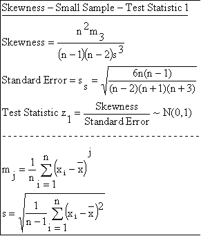 How to compute coefficient of skewness