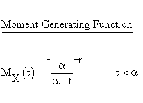 Continuous Distributions - Erlang Distribution - Moment Generating
Function