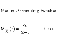 Statistical Distributions - Exponential Distribution - Moment GeneratingFunction