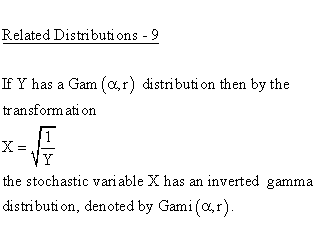Statistical Distributions - Gamma Distribution - Related Distributions 9 -Gamma Distribution versus Inverted Gamma Distribution