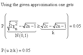 using the normal approximation
