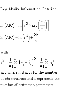Descriptive Statistics - Simple Linear Regression - Autocorrelation - Akaike-3